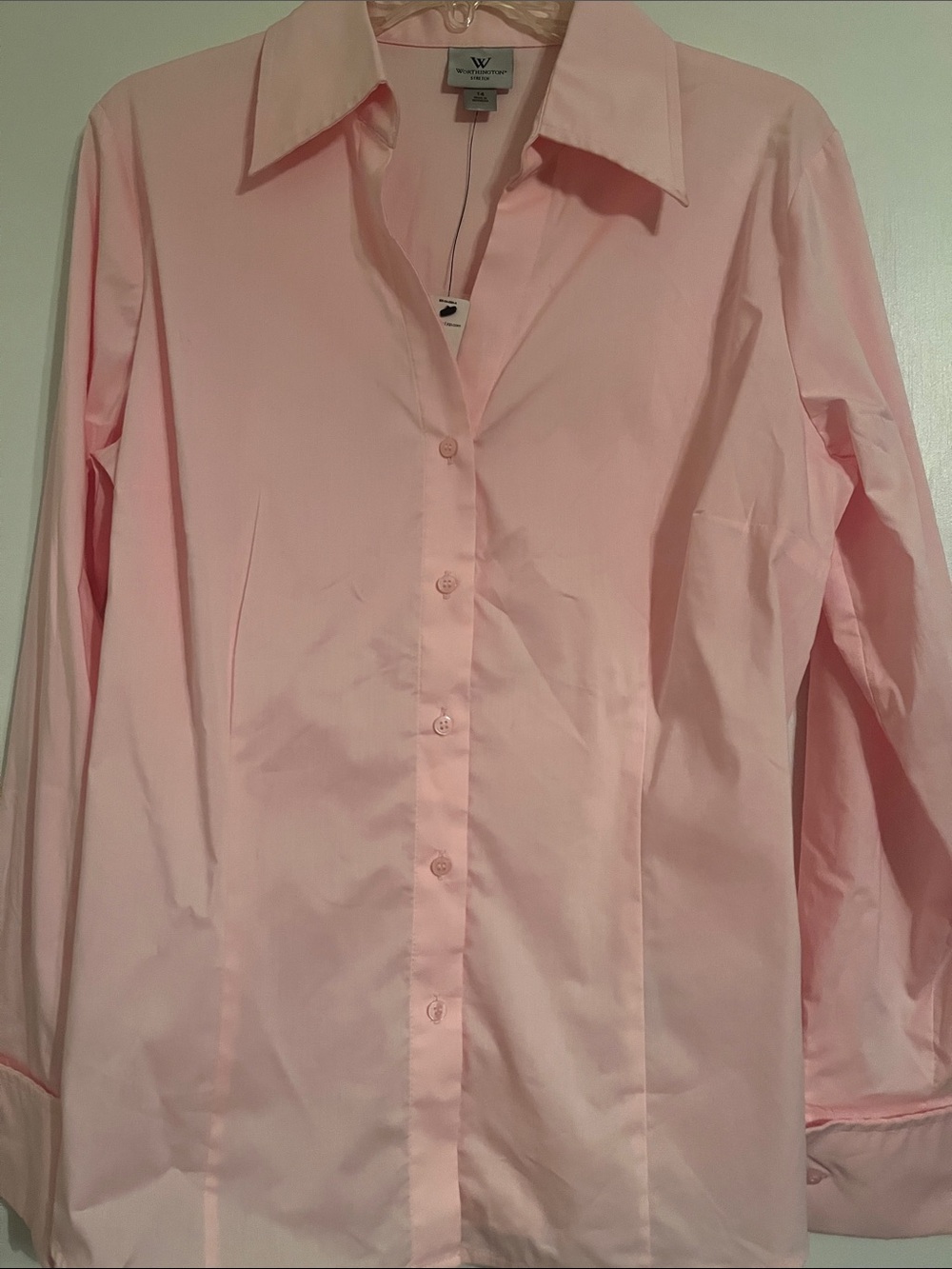 Worthington light pink blouse